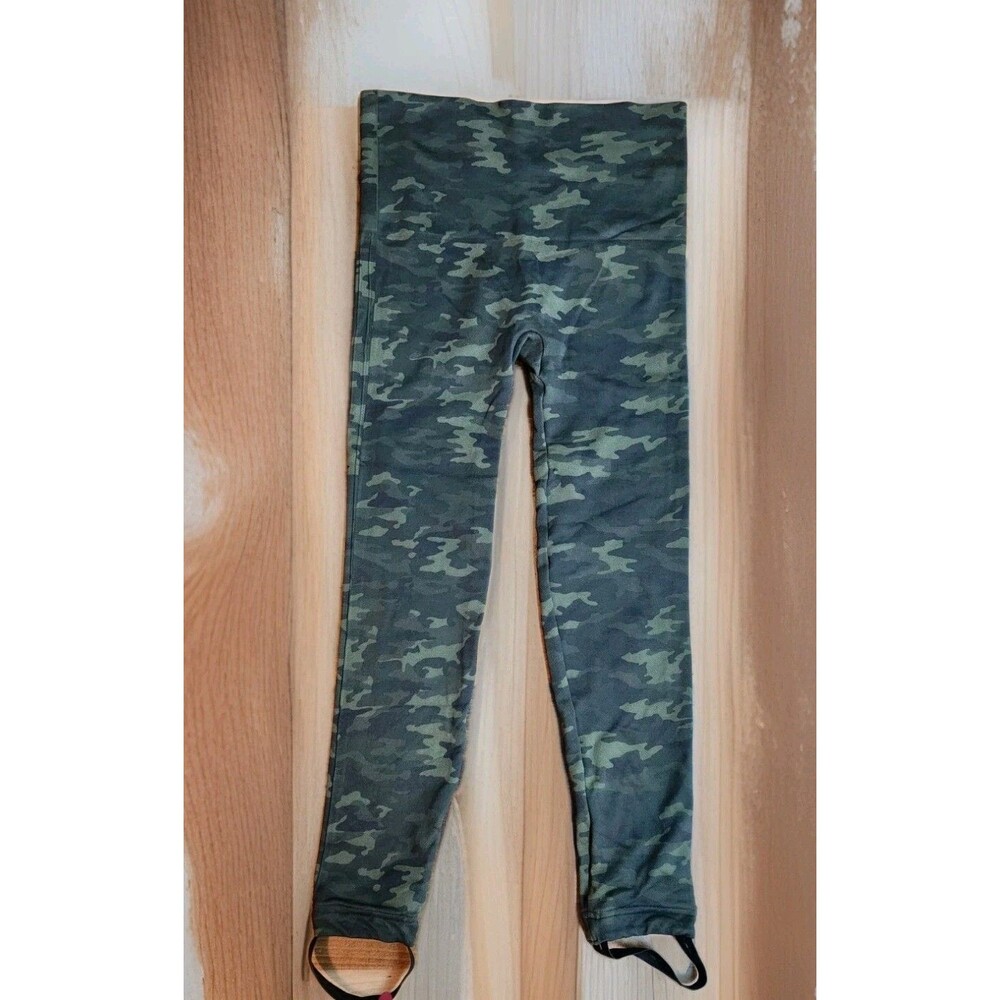 SPANX Seamless Camo Leggings Size L High Waisted